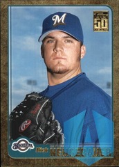 2001 Topps 50 Years Gold #T184 Nick Neugebauer 0059/2001 Brewers